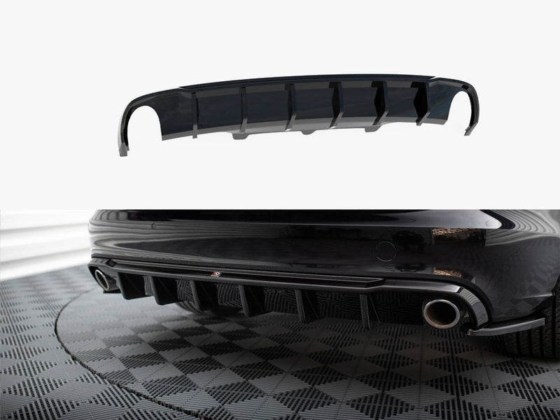 Maxton Design Rear Valance Audi A6 Sedan / Avant C7 (Version with single exhausts on both sides)