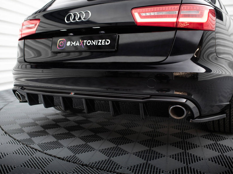 Maxton Design Rear Valance Audi A6 Sedan / Avant C7 (Version with single exhausts on both sides)
