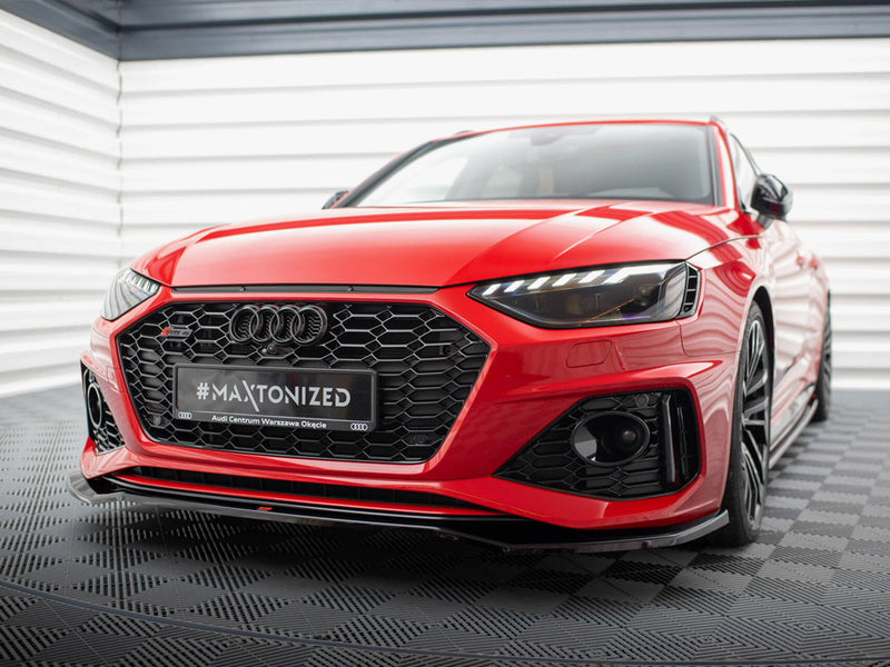 Maxton Design Front Splitter V.1 Audi RS4 B9 Facelift