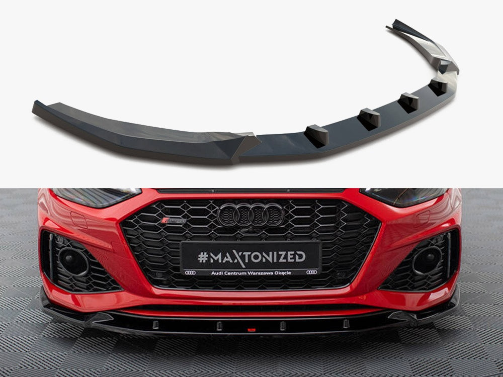 Maxton Design Front Splitter V.2 Audi RS4 B9 Facelift
