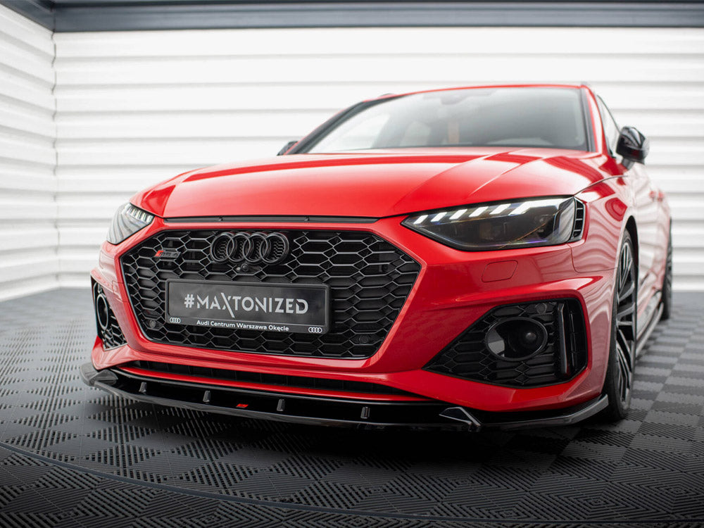 Maxton Design Front Splitter V.2 Audi RS4 B9 Facelift