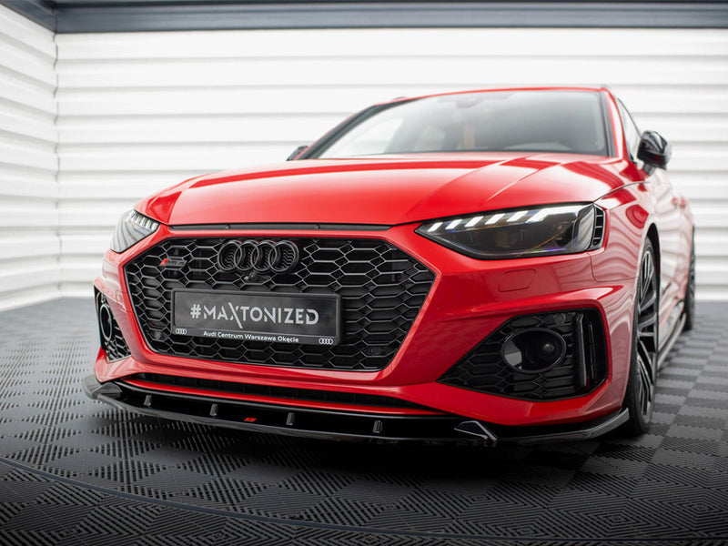 Maxton Design Front Splitter V.2 Audi RS4 B9 Facelift