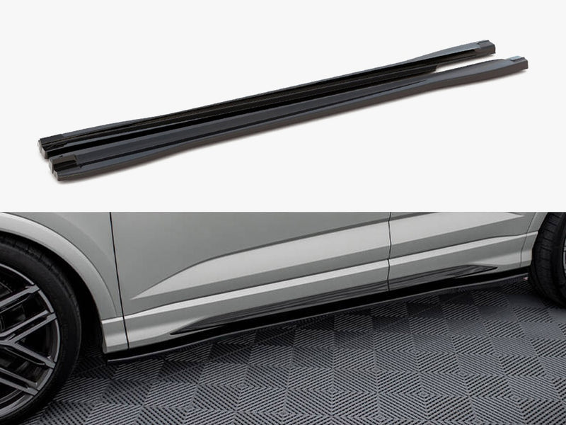 Maxton Design Side Skirts Diffusers V.2 Audi Q3 S-Line / RSQ3 Sportback / SUV F3