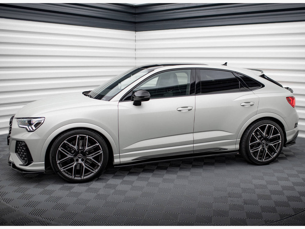 Maxton Design Side Skirts Diffusers V.2 Audi Q3 S-Line / RSQ3 Sportback / SUV F3