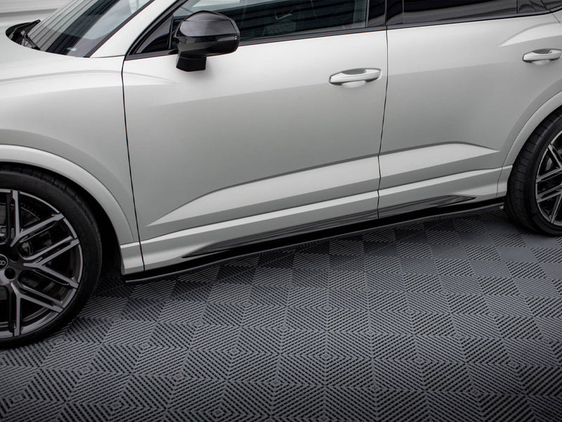 Maxton Design Side Skirts Diffusers V.2 Audi Q3 S-Line / RSQ3 Sportback / SUV F3