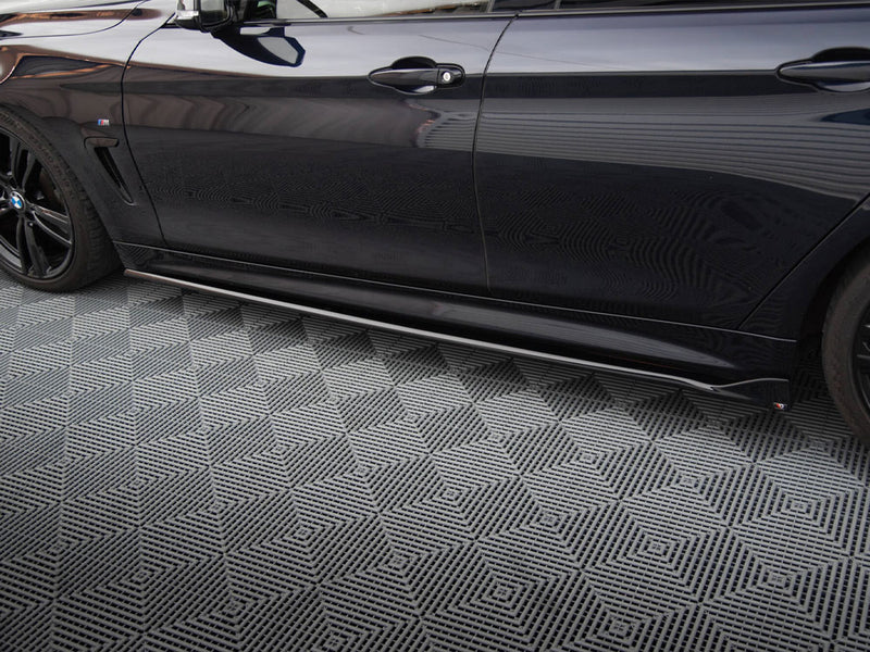 Maxton Design Side Skirts Diffusers V.3 BMW 4 Coupe / Gran Coupe / Cabrio M-Pack F32 / F36 / F33