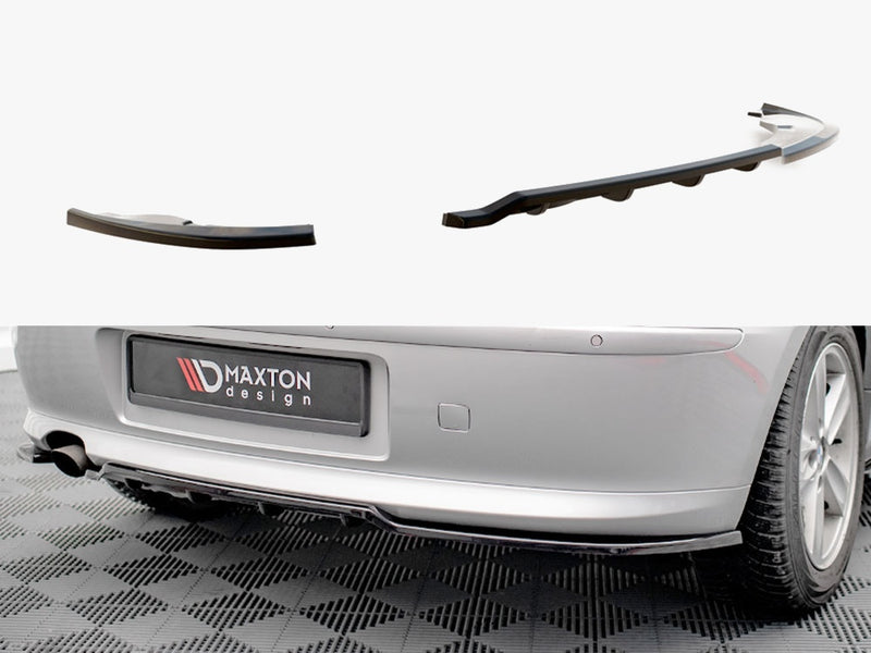 Maxton Design Central Rear Splitter (Vertical Bars) BMW 1 E81 Facelift