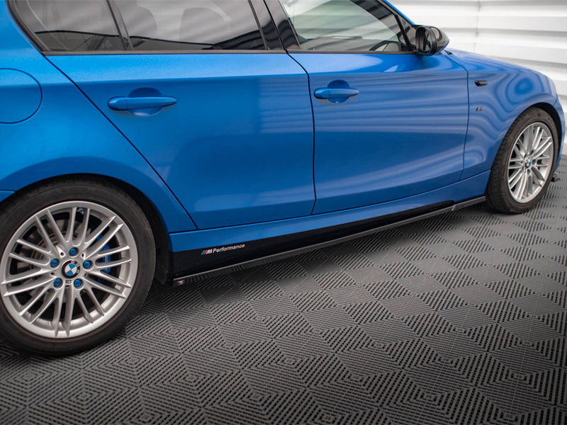 Maxton Design Side Skirts Diffusers BMW 1 M-Pack E87 Facelift