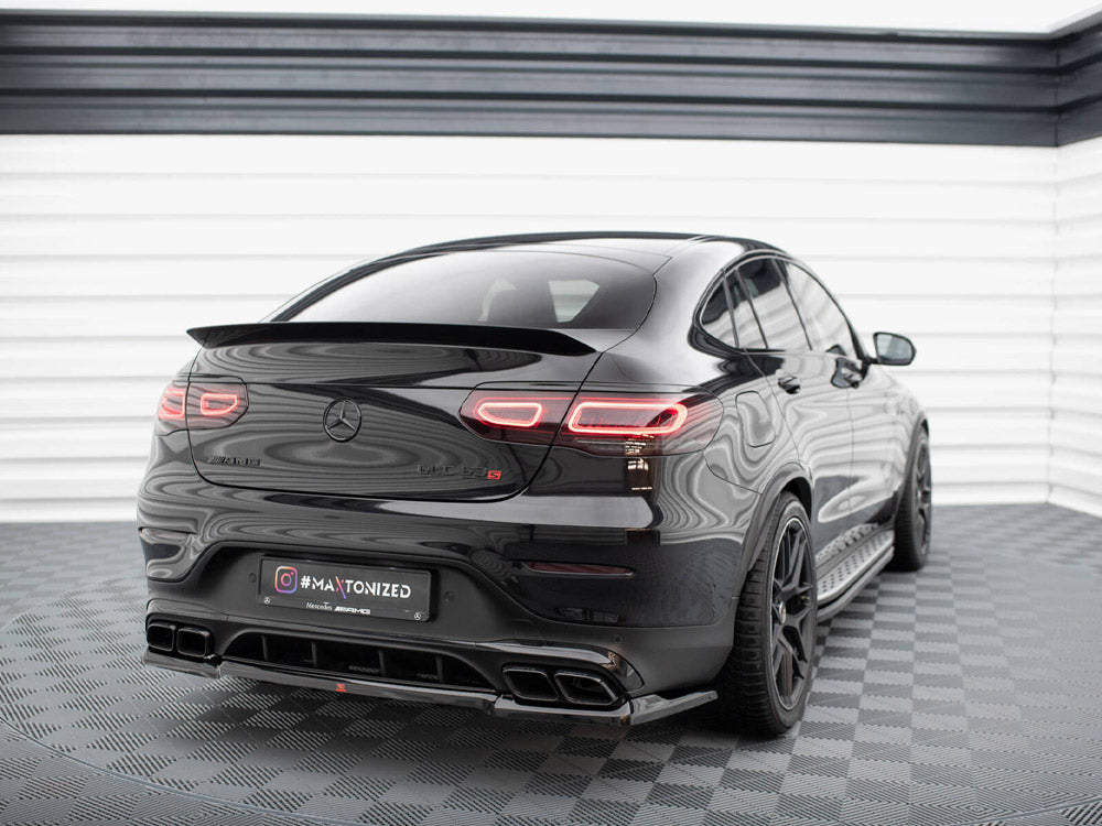Maxton Design Rear Splitter (Vertical Bars) Mercedes-AMG GLC 63 Coupe C253 Facelift