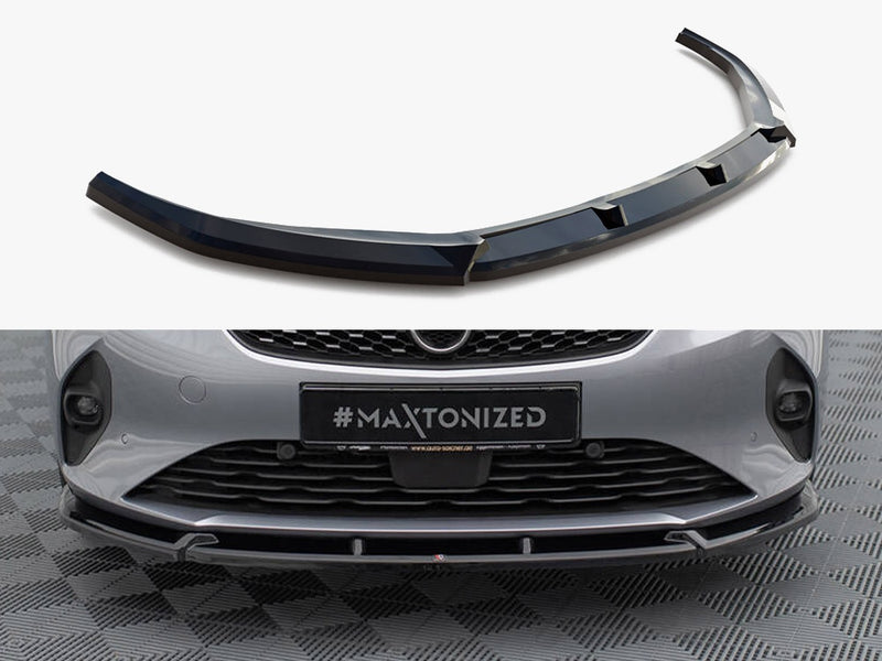 Maxton Design Front Splitter V.1 Opel Corsa F (Mk6)