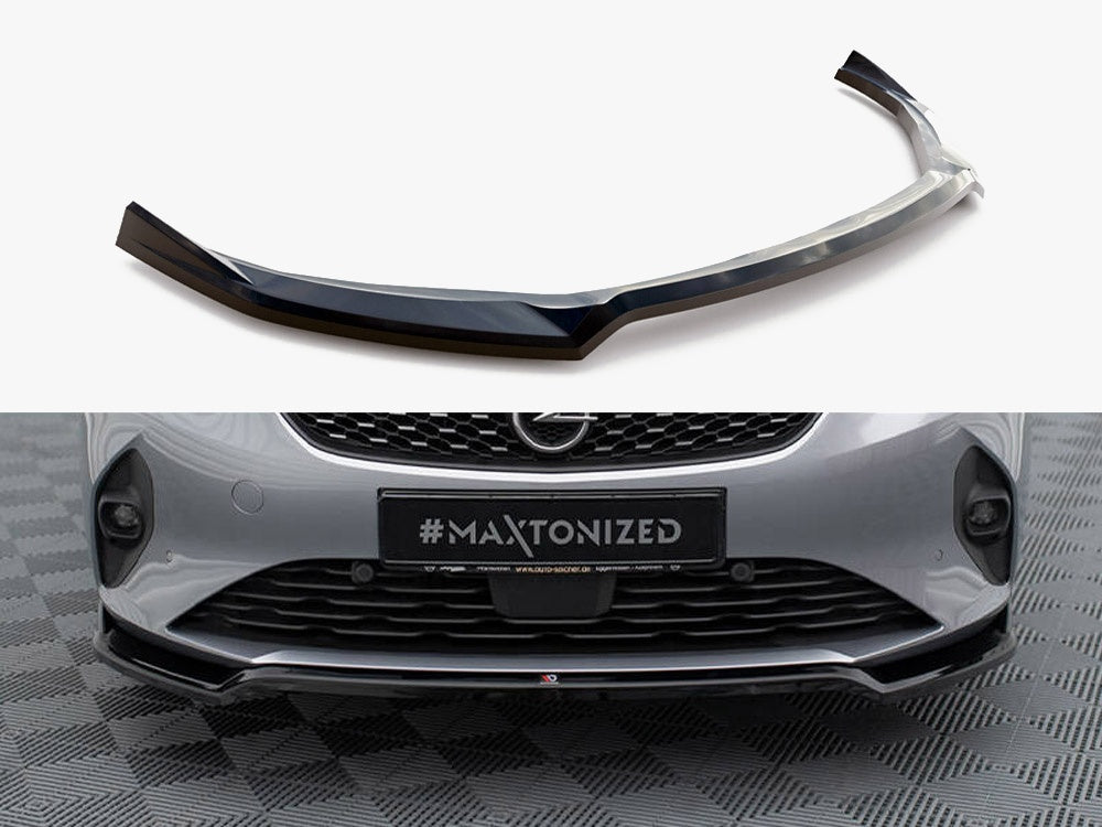 Maxton Design Front Splitter V.2 Opel Corsa F (Mk6)