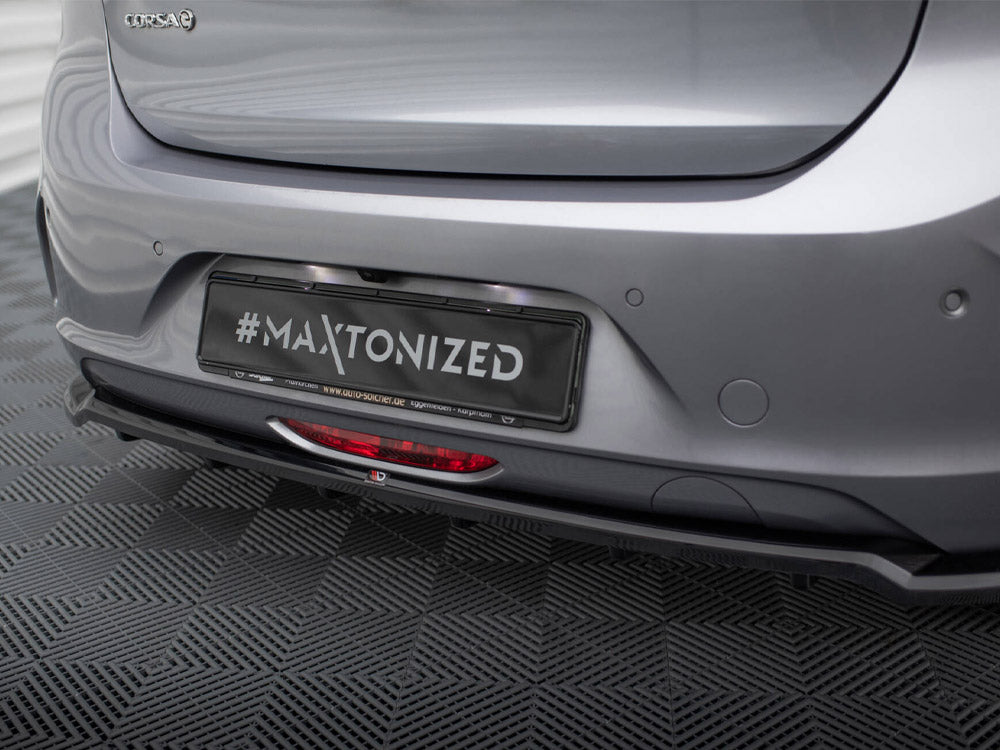 Maxton Design Rear Splitter (Vertical Bars) Opel Corsa - e F (Mk6)