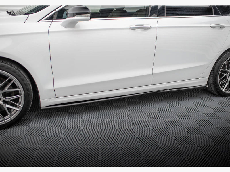 Maxton Design Side Skirts Diffusers Ford Mondeo Sport Mk5 Facelift / Fusion Sport Mk2 Facelift