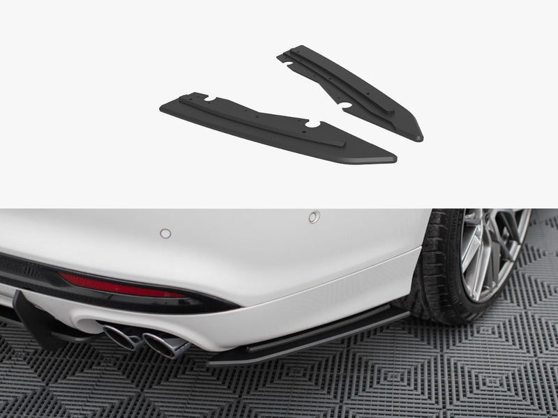 Maxton Design Street Pro Rear Side Splitters Ford Mondeo Sport Mk5 Facelift / Fusion Sport Mk2 Facelift