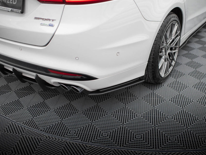 Maxton Design Street Pro Rear Side Splitters Ford Mondeo Sport Mk5 Facelift / Fusion Sport Mk2 Facelift