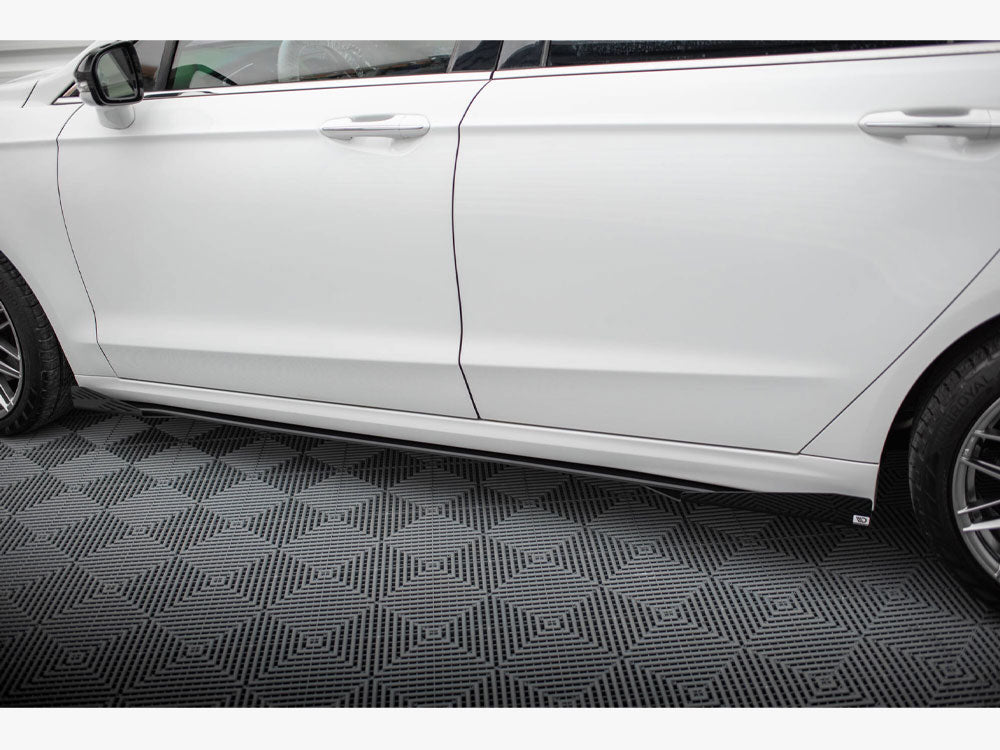 Maxton Design Street PRO Side Skirts Diffusers + Flaps Ford Mondeo Sport Mk5 Facelift / Fusion Sport Mk2 Facelift