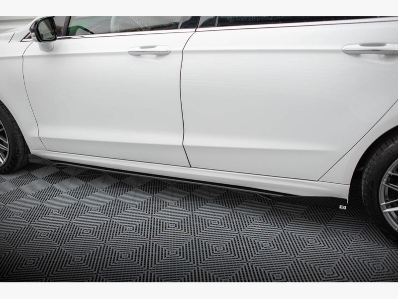 Maxton Design Street PRO Side Skirts Diffusers + Flaps Ford Mondeo Sport Mk5 Facelift / Fusion Sport Mk2 Facelift