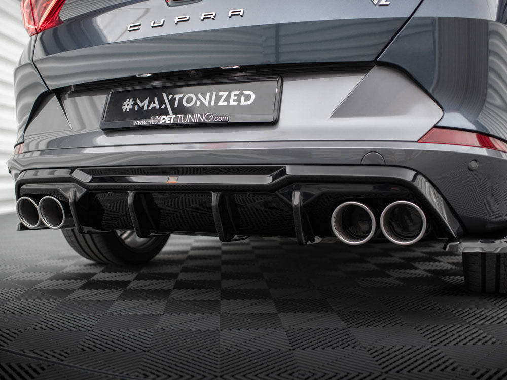 Maxton Design Rear Valance V.3 + Exhaust Ends Imitation Cupra Formentor Mk1