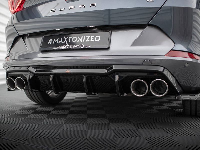 Maxton Design Rear Valance V.3 + Exhaust Ends Imitation Cupra Formentor Mk1