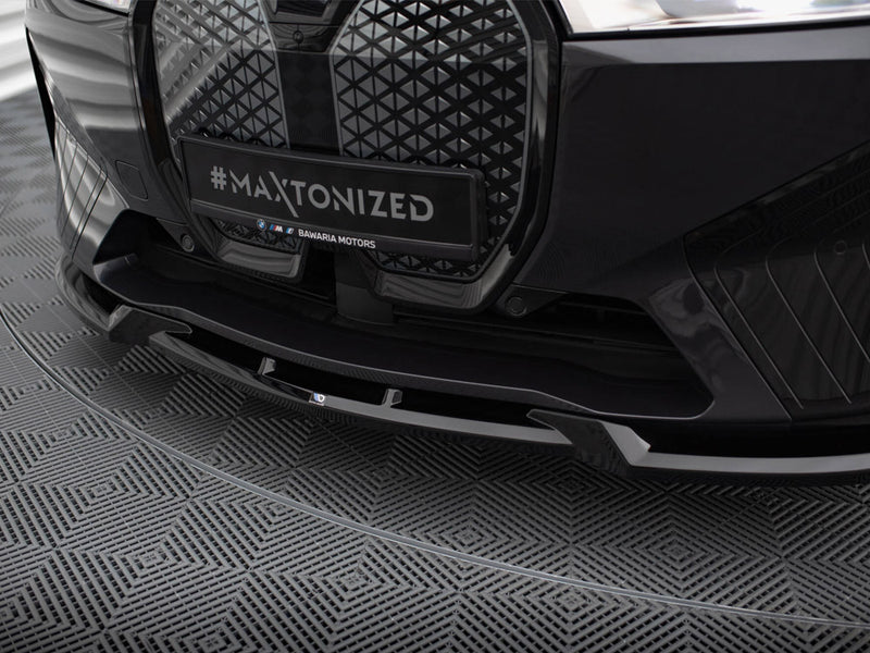 Maxton Design Front Splitter V.1 BMW iX M-Pack i20