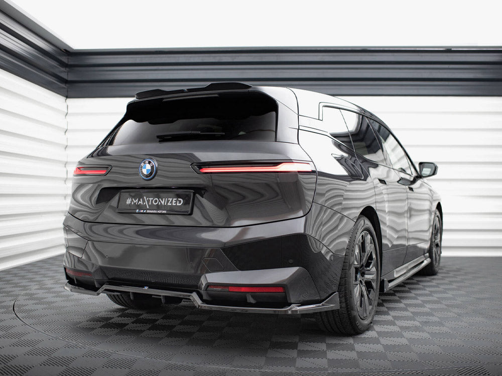 Maxton Design Rear Splitter (Vertical Bars) BMW iX M-Pack i20