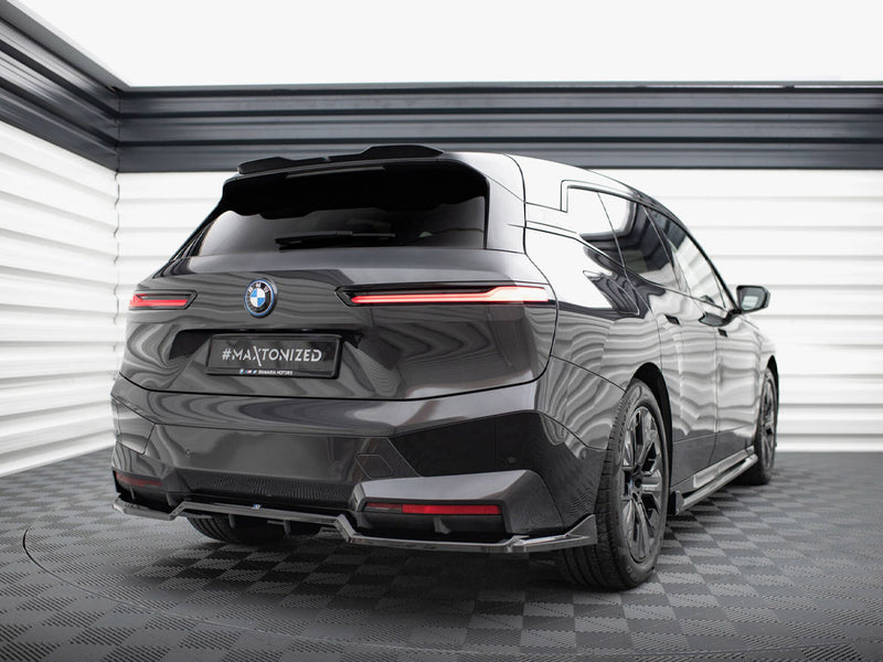 Maxton Design Rear Splitter (Vertical Bars) BMW iX M-Pack i20