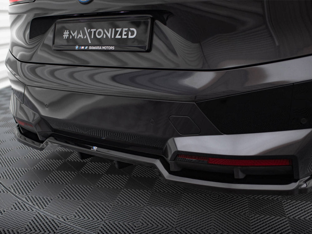 Maxton Design Rear Splitter (Vertical Bars) BMW iX M-Pack i20