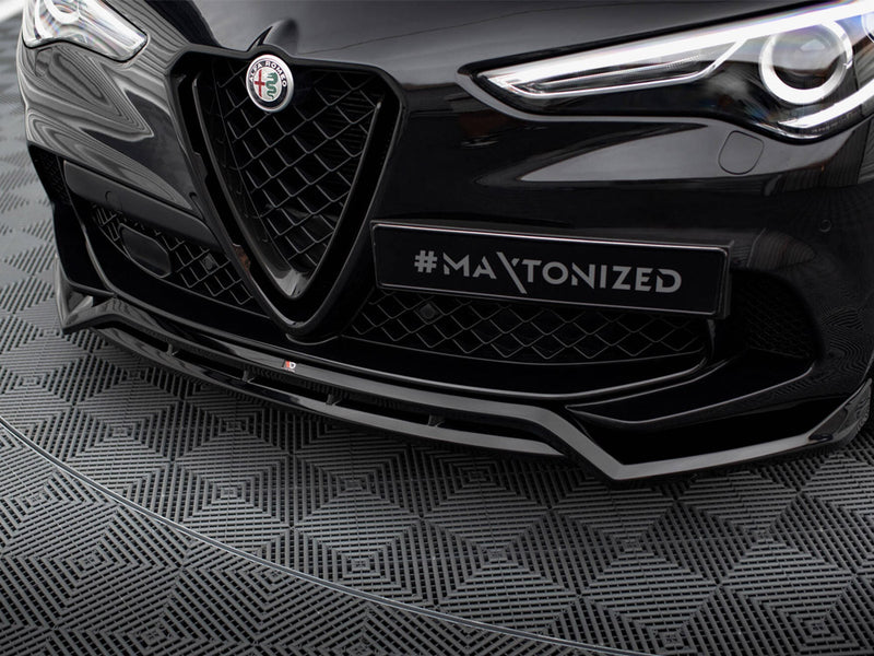 Maxton Design Front Splitter Alfa Romeo Stelvio Quadrifoglio Mk1