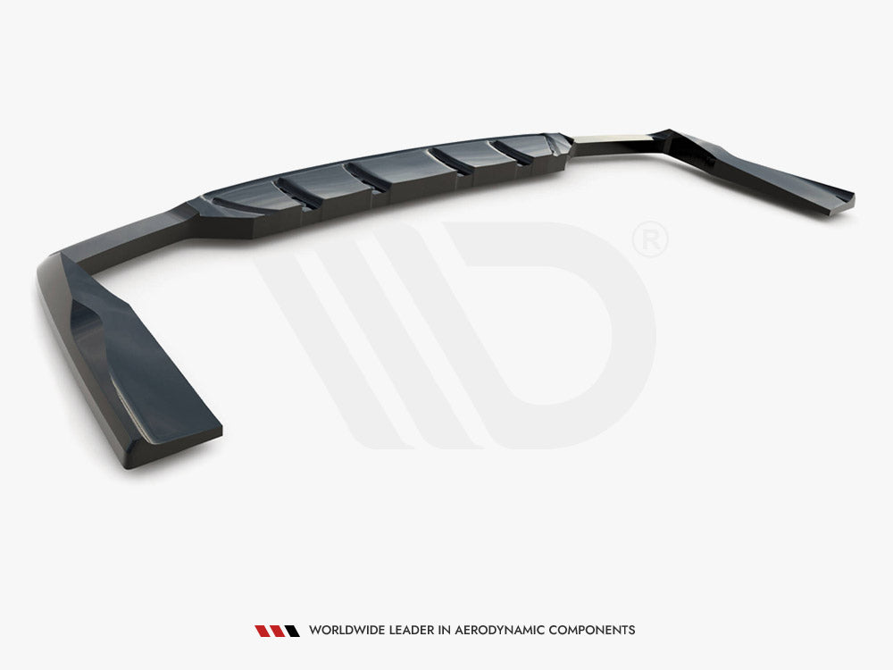 Maxton Design Rear Splitter (Vertical Bars) Mercedes-AMG GLC 63 Coupe C253 Facelift