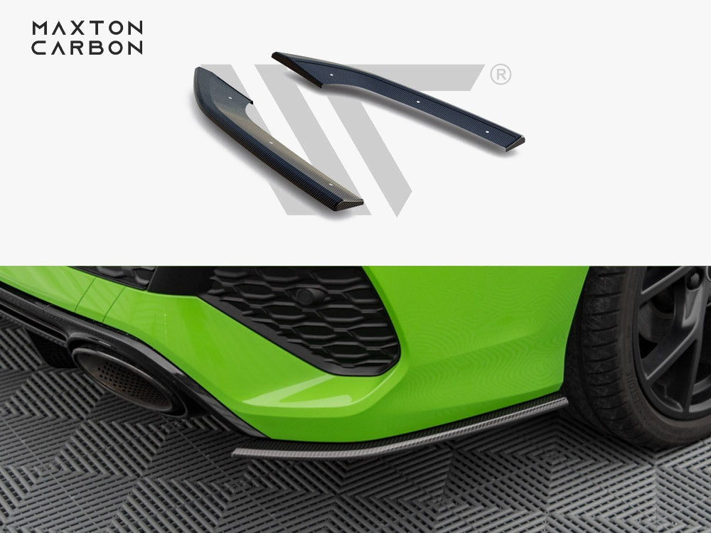Maxton Design Carbon Fiber Rear Side Splitters Audi RS3 Sedan 8Y