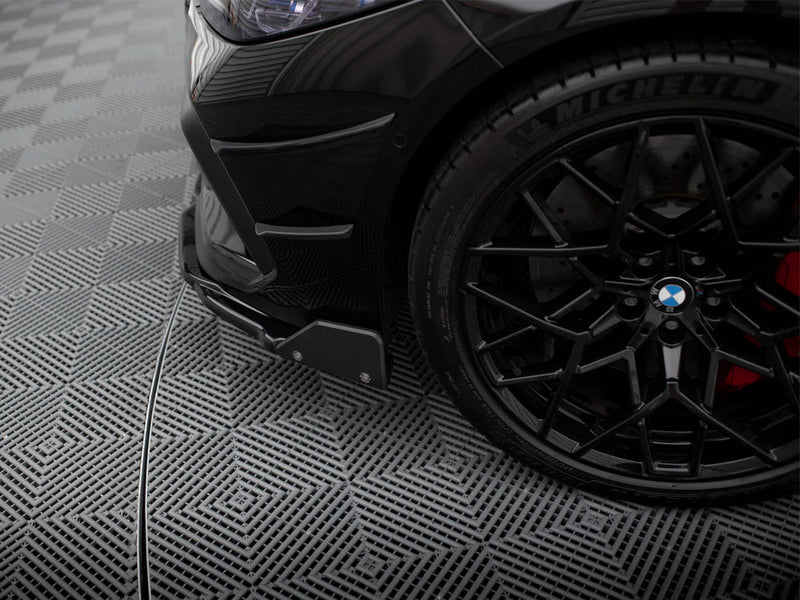 Maxton Design Front Splitter V.1 + Flaps BMW M8 Gran Coupe F93 / Coupe F92