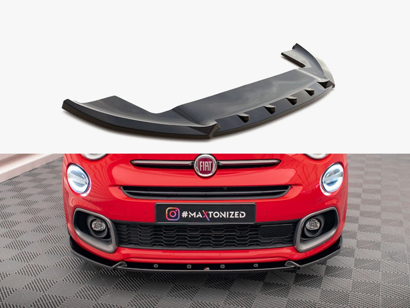 Maxton Design Front Splitter Fiat 500X Sport Mk1 Facelift