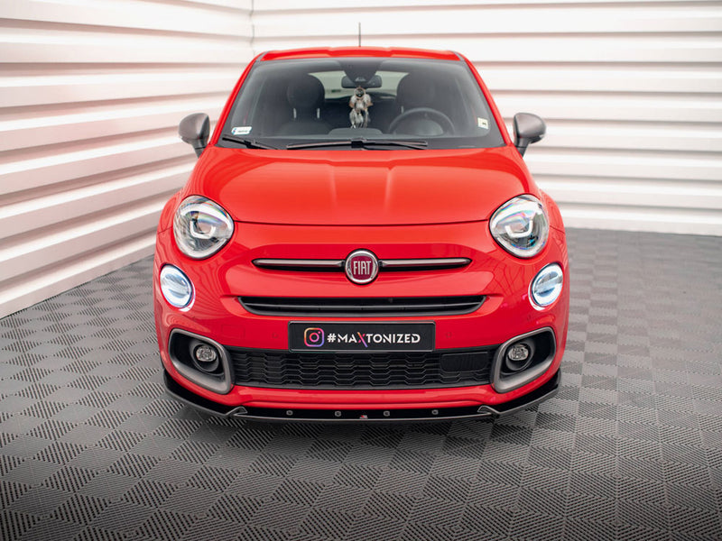 Maxton Design Front Splitter Fiat 500X Sport Mk1 Facelift
