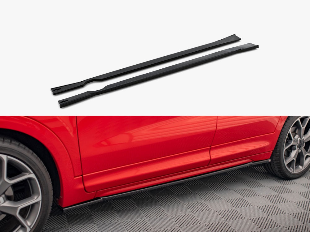 Maxton Design Side Skirts Diffusers Fiat 500X Sport Mk1 Facelift