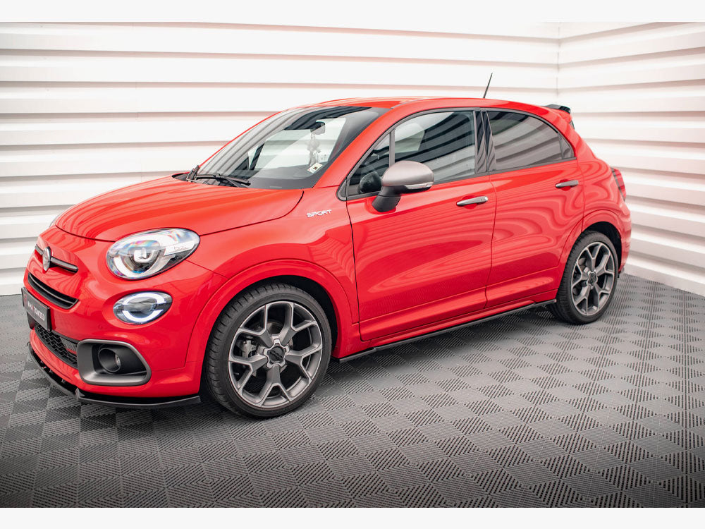 Maxton Design Side Skirts Diffusers Fiat 500X Sport Mk1 Facelift
