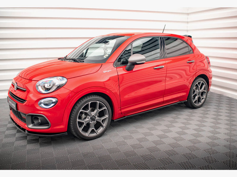 Maxton Design Side Skirts Diffusers Fiat 500X Sport Mk1 Facelift