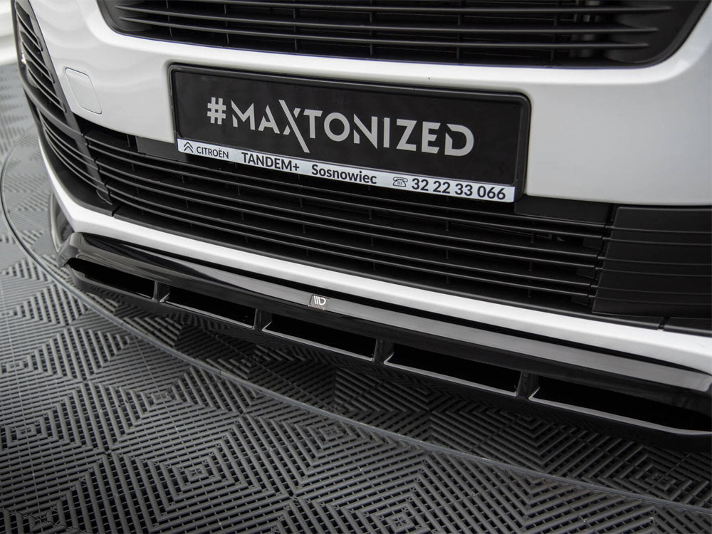 Maxton Design Front Splitter Citroen Jumpy Mk3