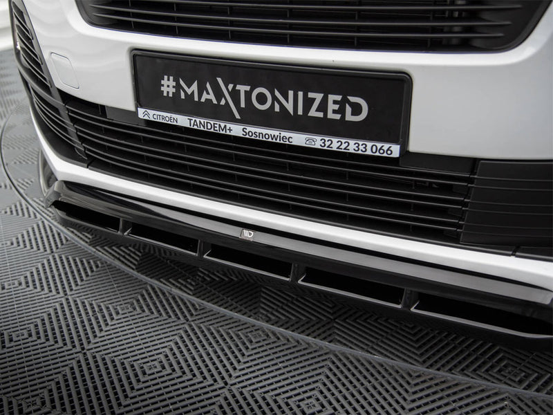 Maxton Design Front Splitter Citroen Jumpy Mk3