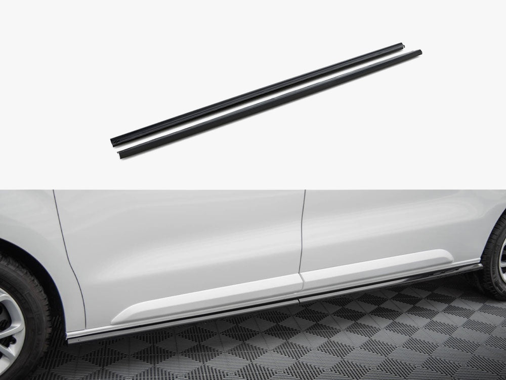 Maxton Design Side Skirts Diffusers Citroen Jumpy L2 / L3 Mk3
