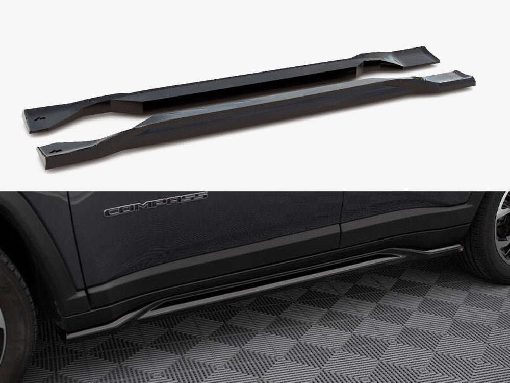 Maxton Design Side Skirts Diffusers Jeep Compass Limited Mk2 Facelift