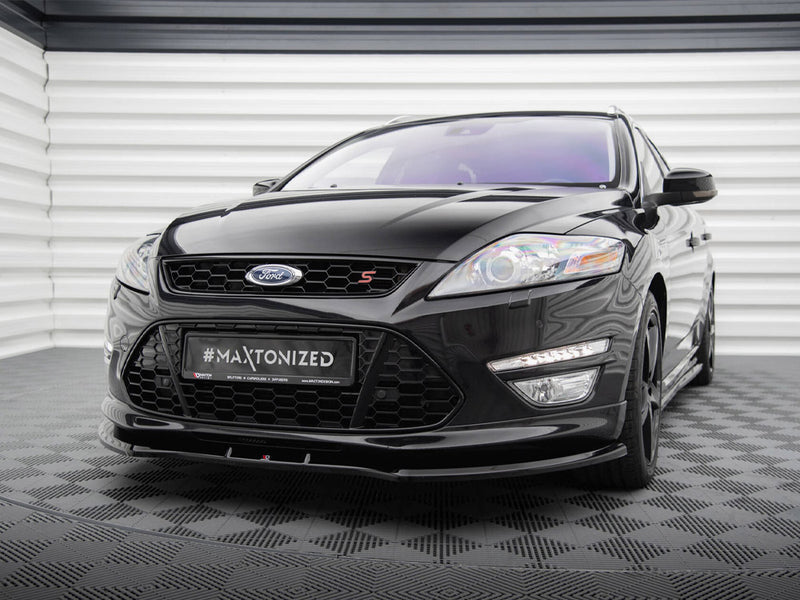 Maxton Design Front Splitter V.1 Ford Mondeo ST-Line Estate Mk4 Facelift