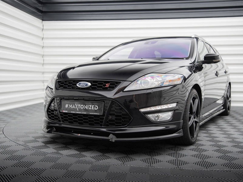 Maxton Design Front Splitter V.2 Ford Mondeo ST-Line Estate Mk4 Facelift