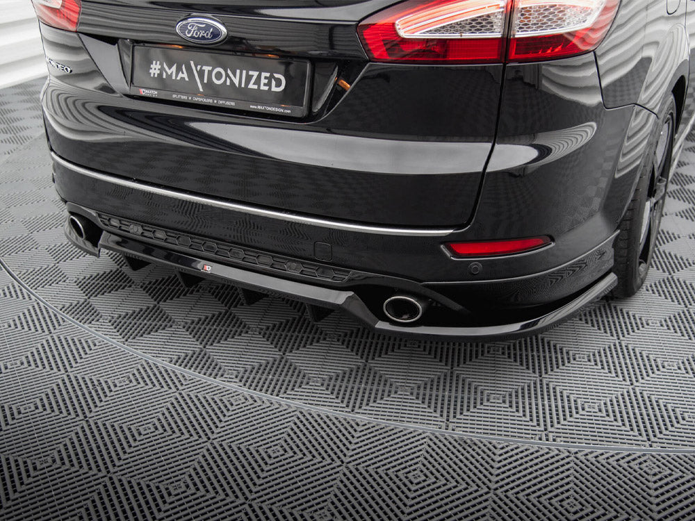 Maxton Design Rear Splitter (Vertical Bars) Ford Mondeo Estate ST-Line Mk4 Facelift