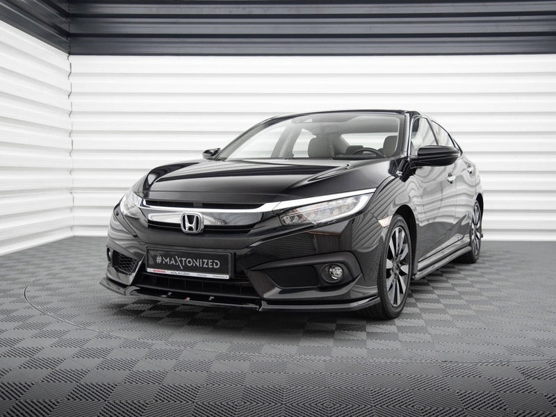 Maxton Design Front Splitter V.1 Honda Civic Mk10