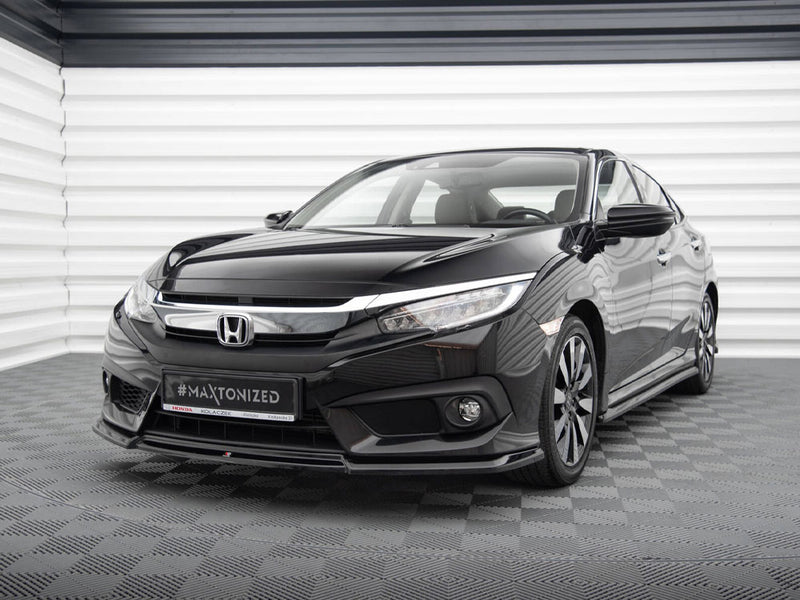 Maxton Design Front Splitter V.2 Honda Civic Mk10