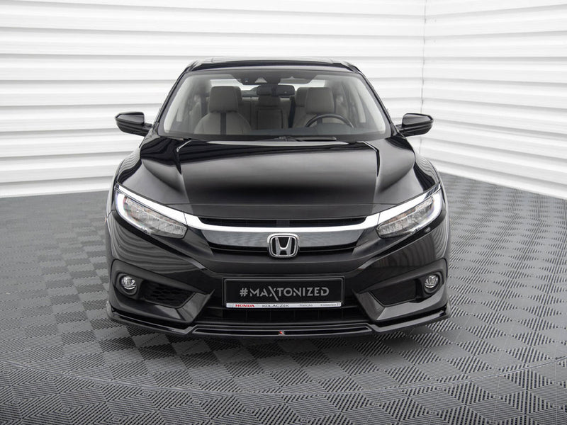 Maxton Design Front Splitter V.2 Honda Civic Mk10