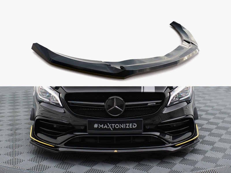 Maxton Design Front Splitter V.3 Mercedes-AMG CLA 45 Aero C117 Facelift