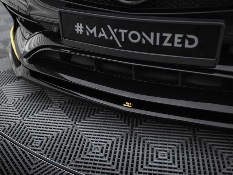 Maxton Design Front Splitter V.4 Mercedes-AMG CLA 45 Aero C117 Facelift