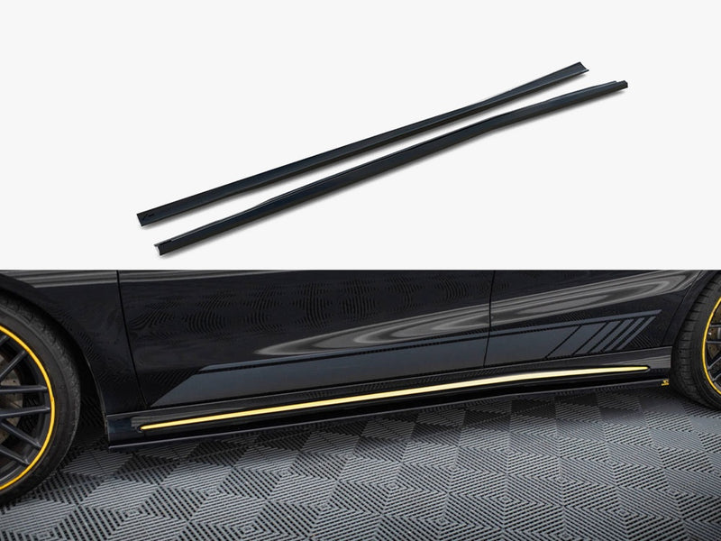 Maxton Design Side Skirts Diffusers Mercedes-AMG CLA 45 C117 Facelift