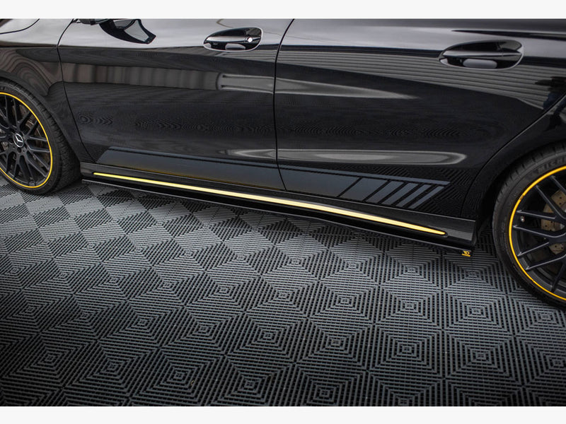 Maxton Design Side Skirts Diffusers Mercedes-AMG CLA 45 C117 Facelift